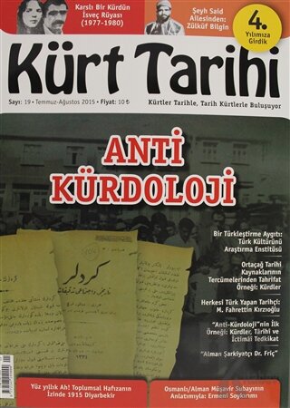 Kürt Tarihi Dergisi Sayı: 19 Temmuz - Ağustos 2015 - Halkkitabevi