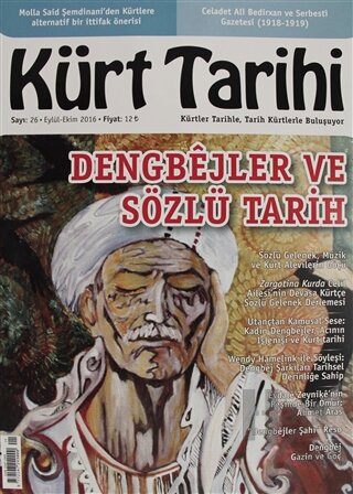 Kürt Tarihi Dergisi Sayı: 26 Eylül - Ekim 2016