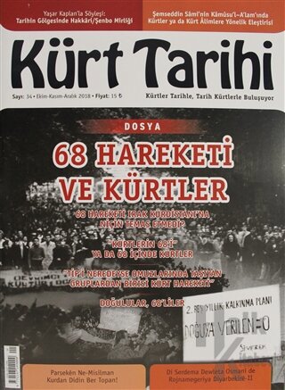 Kürt Tarihi Dergisi Sayı: 34 Ekim - Kasım - Aralık 2018
