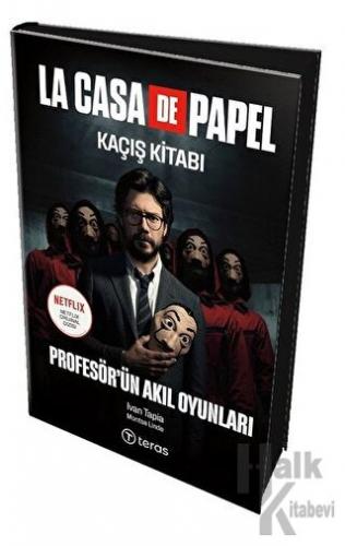 La Casa De Papel Kaçış Kitabı - Profesör'ün Akıl Oyunları (Maske Hediyeli) - Defter ve Origami Set