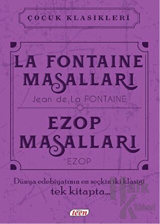 La Fontaine Masalları - Ezop Masalları (Ciltli)