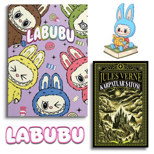 Labubu Candy Defter ve Karpatlar Şatosu Jules Verne - Halkkitabevi