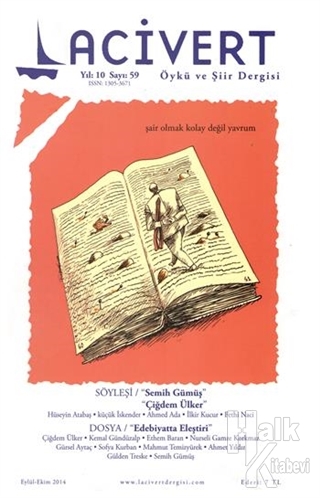 Lacivert Öykü ve Şiir Dergisi Sayı : 59 Eylül-Ekim 2014 - Halkkitabevi