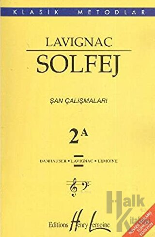 Lavignac Solfej 2A - Şan Çalışmaları - Halkkitabevi