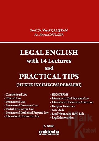 Legal English with 14 Lectures and Practical Tips - Halkkitabevi