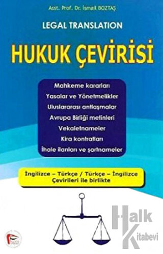 Legal Translation Hukuk Çevirisi - Halkkitabevi