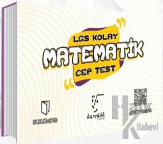 LGS Matematik Kolay Cep Test - Halkkitabevi