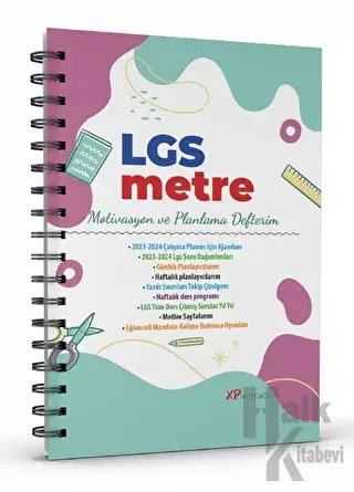 LGSMETRE Motivasyon ve Planlama Defteri - Günlük ve Haftalık Planlayıcı