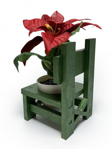 Lora Sandalye Çimen Yeşili Çiçeklik - Halkkitabevi