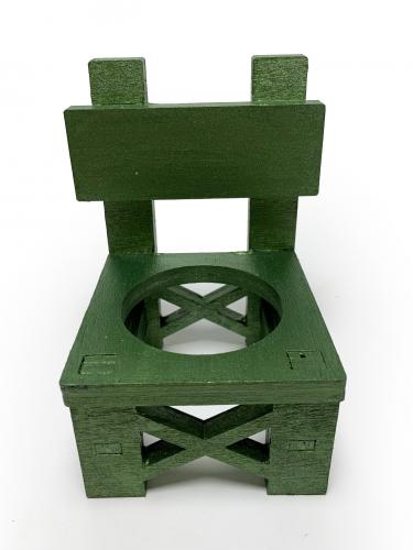 Lora Sandalye Çimen Yeşili Çiçeklik - Halkkitabevi