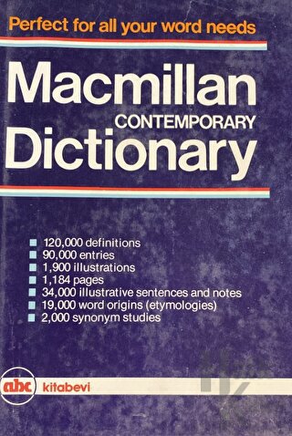 Macmillan Contemporary Dictionary - Halkkitabevi