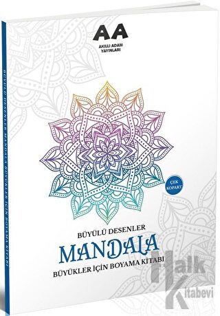 Mandala Büyülü Desenler Büyükler İçin Boyama Kitabı