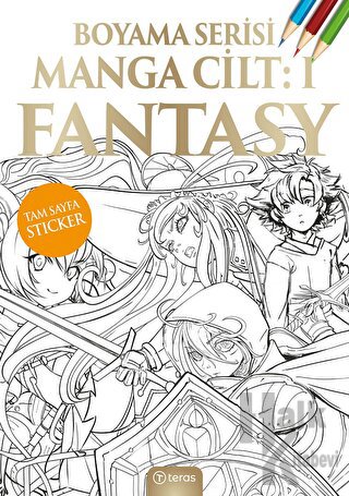 Manga Boyama Cilt I: Fantasy - Halkkitabevi
