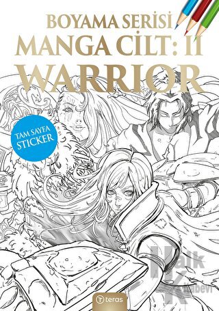 Manga Boyama Cilt II: Warrior - Halkkitabevi