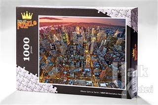 Manhathan New York (1000 Parça) - Ahşap Puzzle Ülkeler Şehirler Serisi