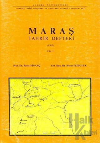 Maraş Tahrir Defteri (1563) 1 - 2 Cilt Takım 1. Hamur