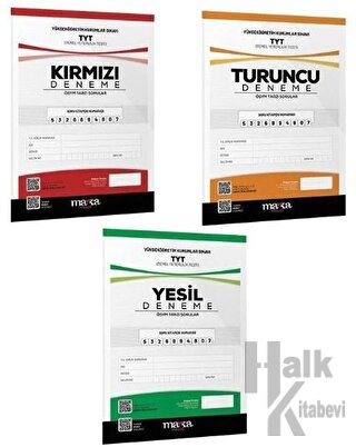 Marka Yayınları TYT Kırmızı Turuncu Yeşil 3'lü Deneme Seti - Halkkitab