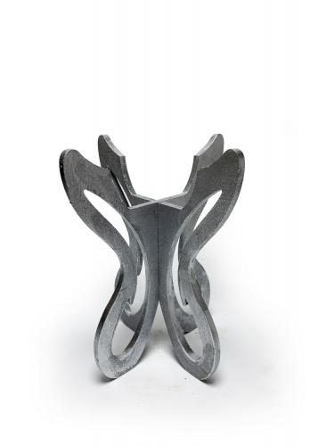 Marta Ahşap Ayaklı Beton Saksı Seri 3 - Halkkitabevi