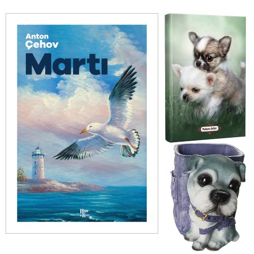 Martı - Anton Çehov ve Dekoratif Köpek Kalemlik - Minik Dostlar Planlama Defteri