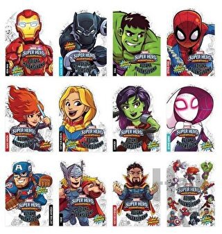 Marvel Süper Kahramanlar Koleksiyonu Seti - 12 Kitap Takım