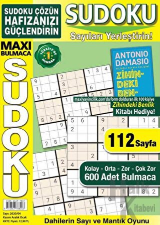 Maxi Bulmaca Sudoku 4 - Halkkitabevi