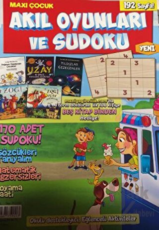 Maxi Çocuk Akıl Oyunları ve Sudoku 2023 - 2