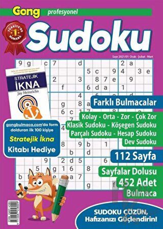 Maxi Gong Profesyonel Sudoku 5 - Halkkitabevi