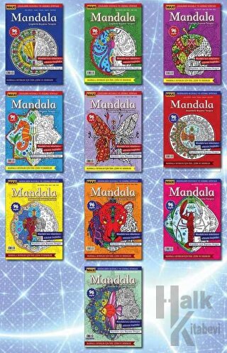 Maxi Mandala 10'lu Set - 10 Kitap - Halkkitabevi