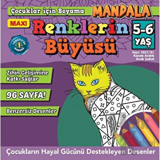 Maxi Mandala Renklerin Büyüsü Mandala 2 - Halkkitabevi