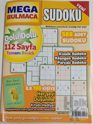 Mega Bulmaca Sudoku 2022 - 4
