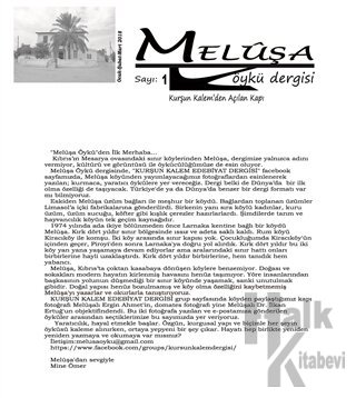 Meluşa Öykü Dergisi Sayı 1 Ocak - Şubat - Mart 2018 - Halkkitabevi