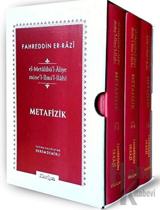 Metafizik (el-Metalibü’l-Aliye) (3 Cilt) (Ciltli) - Halkkitabevi