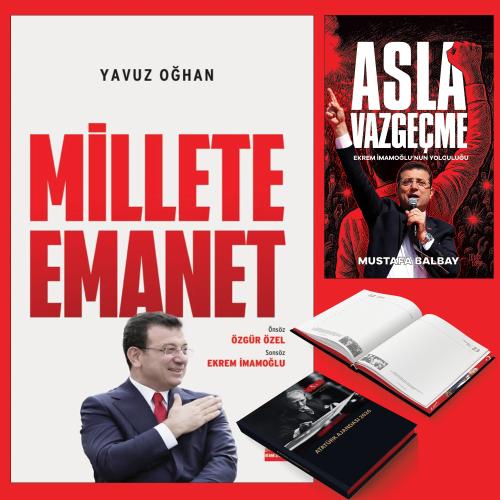 Millete Emanet ve Asla Vazgeçme - Ciltli 2026 Ajanda - Halkkitabevi