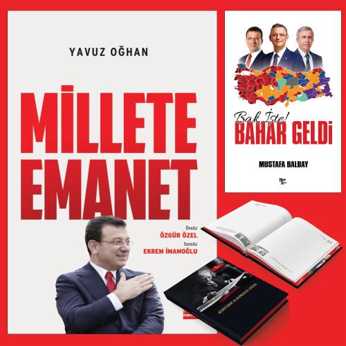 Millete Emanet ve Bak İşte bahar Geldi - Ciltli 2026 Ajanda