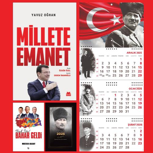 Millete Emanet ve Bak İşte bahar Geldi - Komutan Ajanda - Ayyıldız Duvar Takvimi