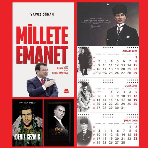 Millete Emanet ve Bitmeyen Deniz Gezmiş - Gazi Paşa Ajanda - Gazi Duvar Takvimi