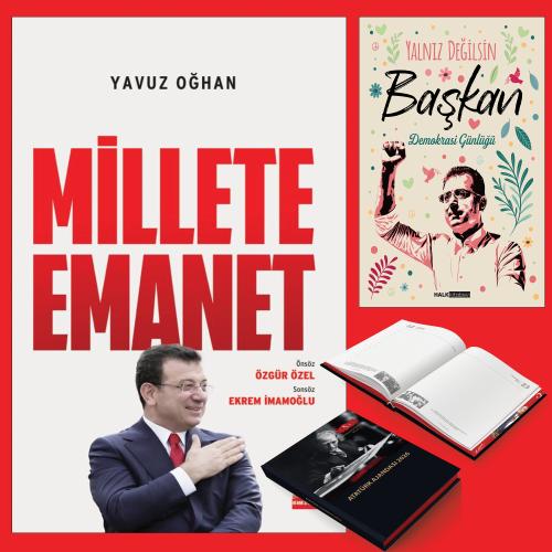 Millete Emanet ve Yalnız Değilsin Başkan - Ciltli 2026 Ajanda - Halkki