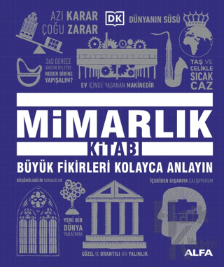 Mimarlık Kitabı Büyük Fikirleri Kolayca Anlayın (Ciltli) - Halkkitabev
