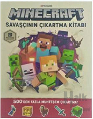 Minecraft Savaşçının Çıkartma Kitabı - Halkkitabevi