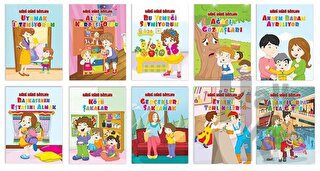 Mini Mini Bizler - Okul Öncesi Eğitici Hikaye Seti - 10 Kitap Takım - 