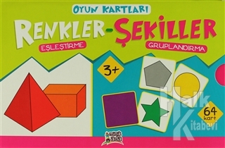 Minik Ada Oyun Kartları Renkler-Şekiller - Halkkitabevi
