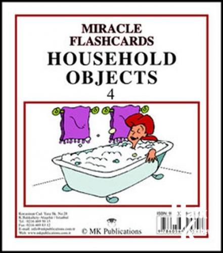 Miracle Flashcards Household Objects 4 - Halkkitabevi
