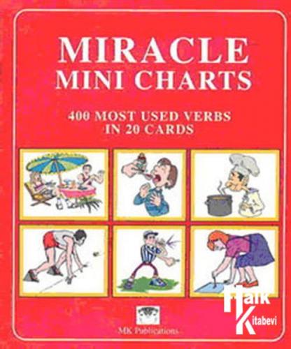Miracle Mini Charts Verbs (400 Most Used Verbs In 20 Cards) - Halkkita