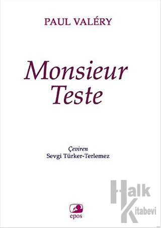 Monsieur Teste - Halkkitabevi