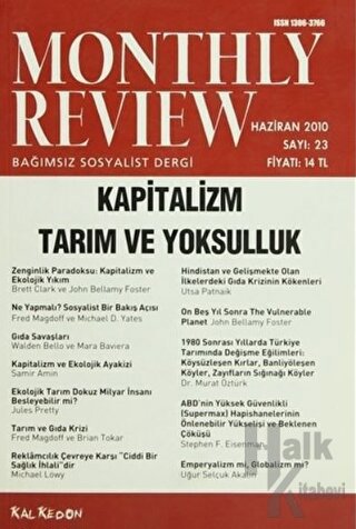 Monthly Review Bağımsız Sosyalist Dergi Sayı: 23 / Haziran 2010 - Halk