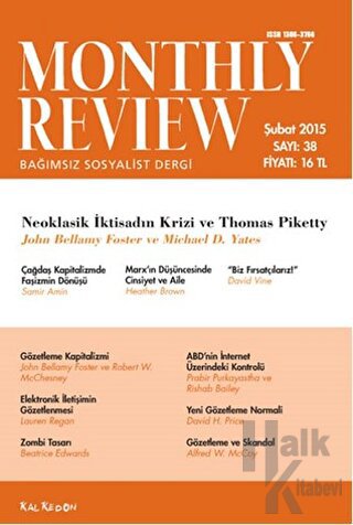 Monthly Review Bağımsız Sosyalist Dergi Sayı: 38 / Şubat 2015 - Halkki