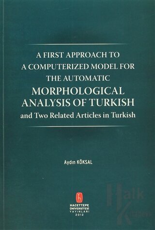 Morphological Analysis of Turkish - Halkkitabevi