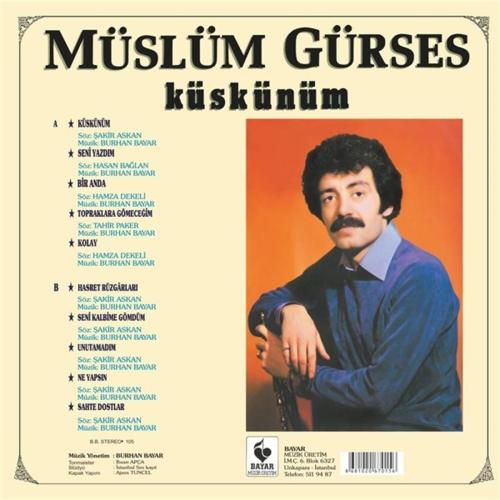 Müslüm Gürses - Küskünüm (Plak) - Halkkitabevi