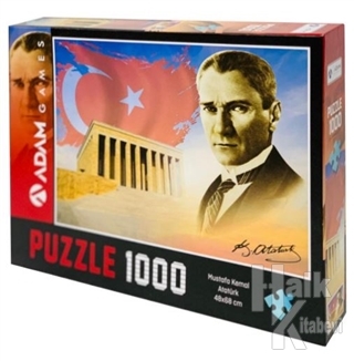 Mustafa Kemal Atatürk 1000 Parça Puzzle (48x68) - Halkkitabevi