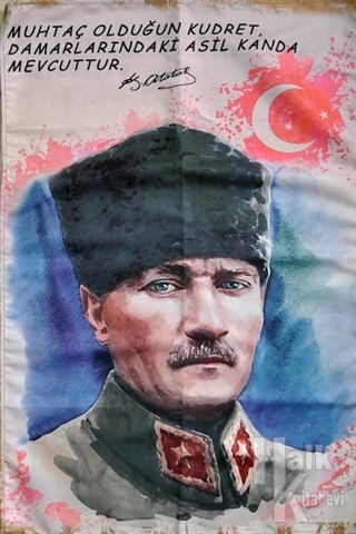 Mustafa Kemal Atatürk Duvar Halısı - Halkkitabevi